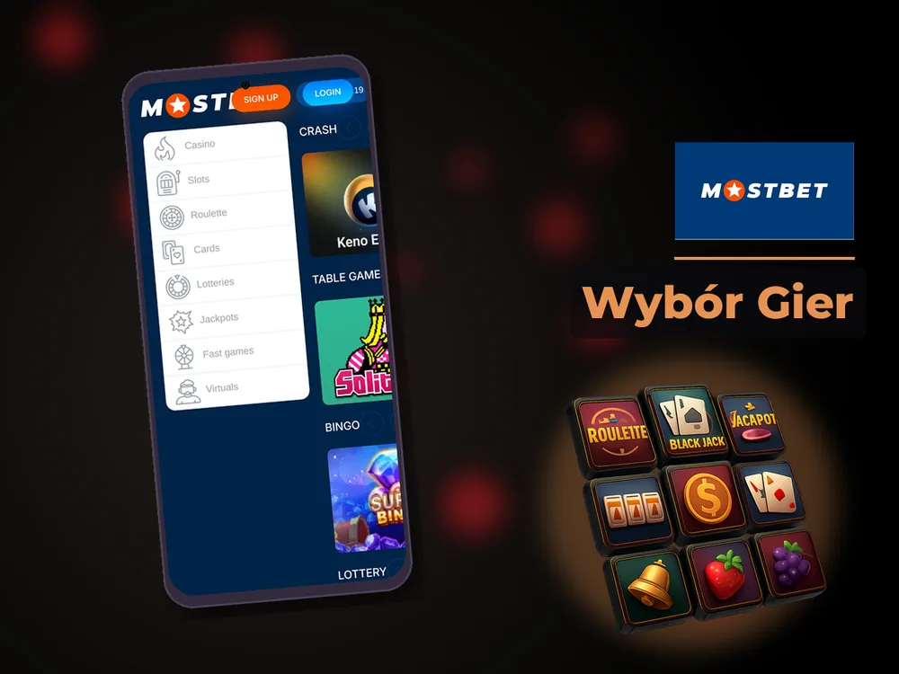 mostbet - Wybór Gier