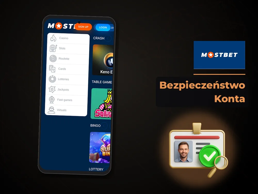 mostbet - Bezpieczeństwo Konta