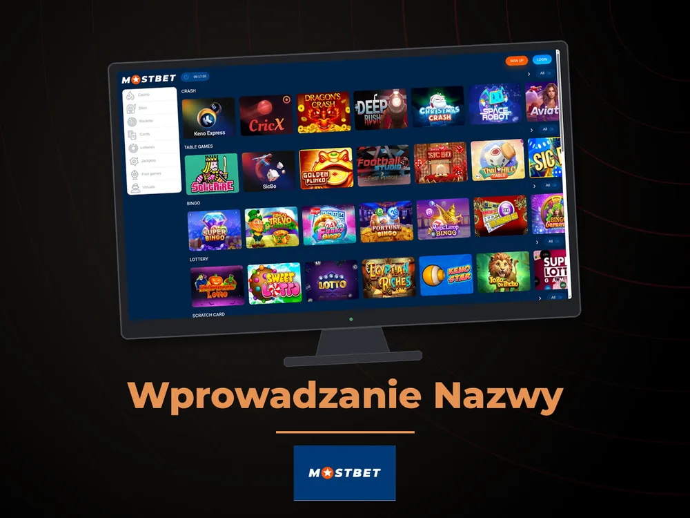 mostbet - Wprowadzanie Nazwy