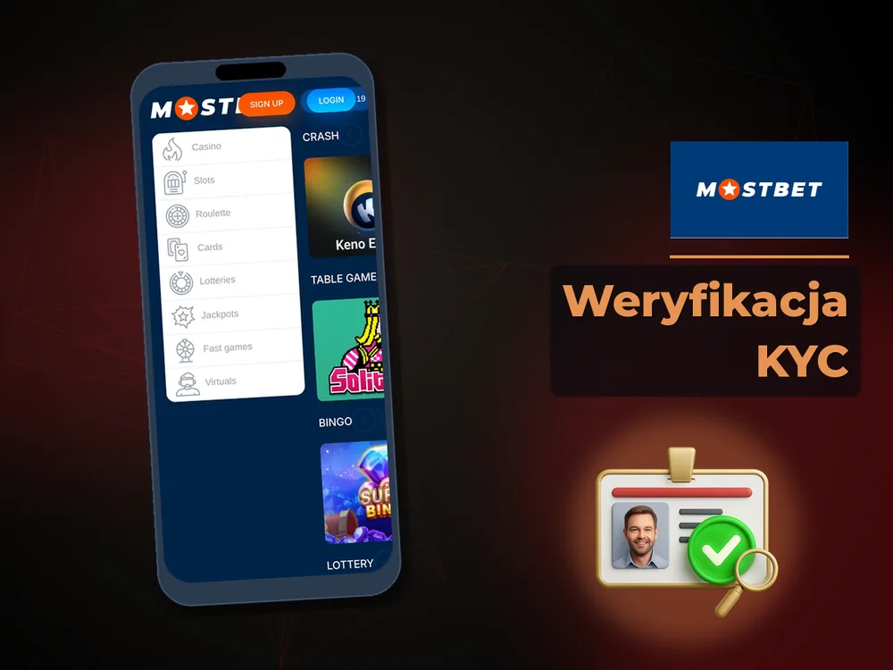 mostbet - Weryfikacja KYC